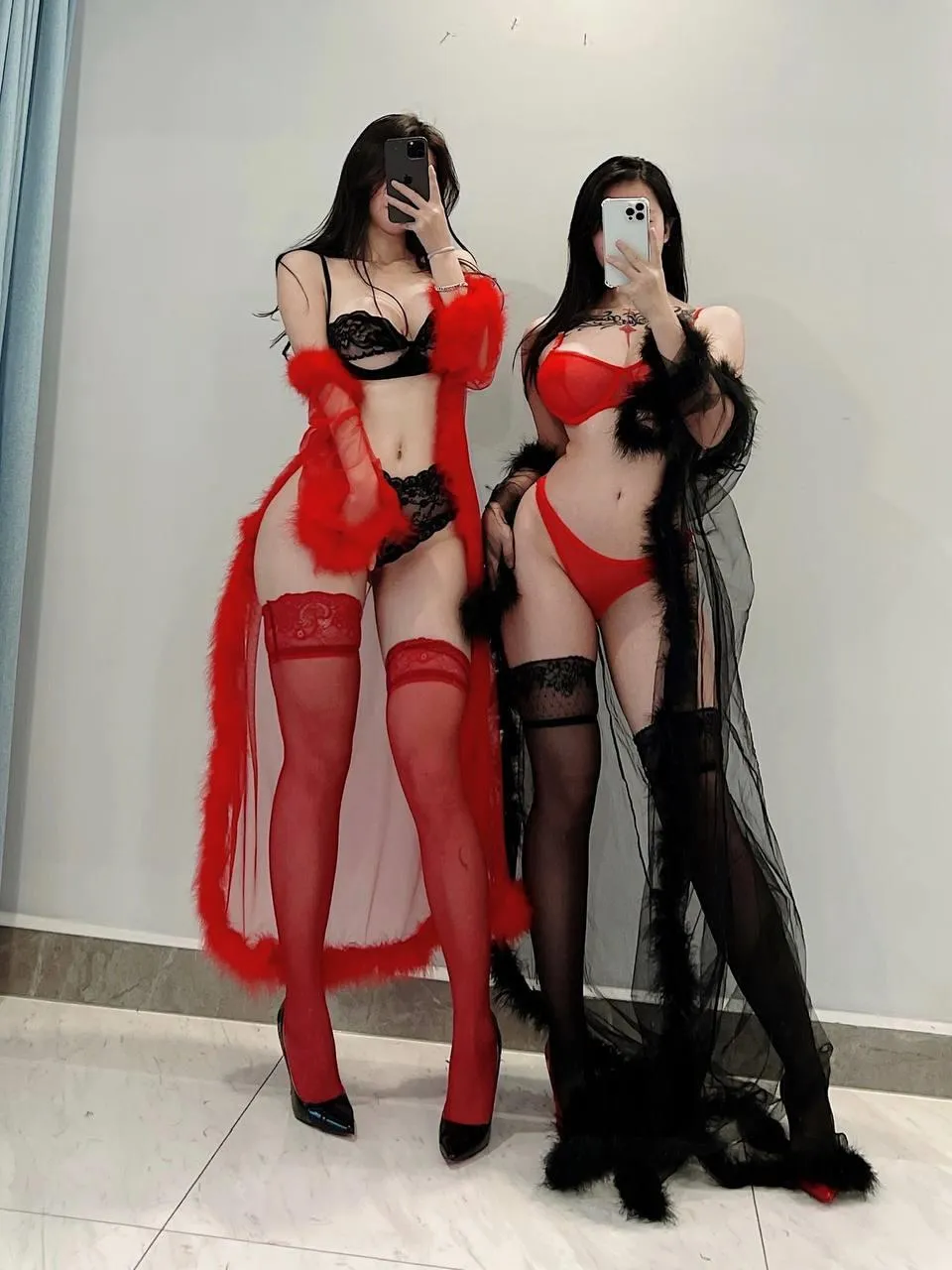 NO.049 陈大小姐-微密圈系列 – 黑和红 [25P]插图9
